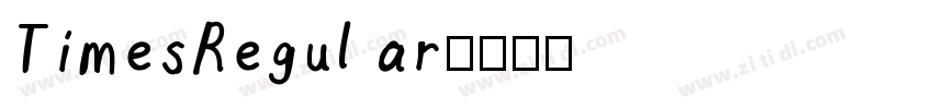 TimesRegul ar字体转换